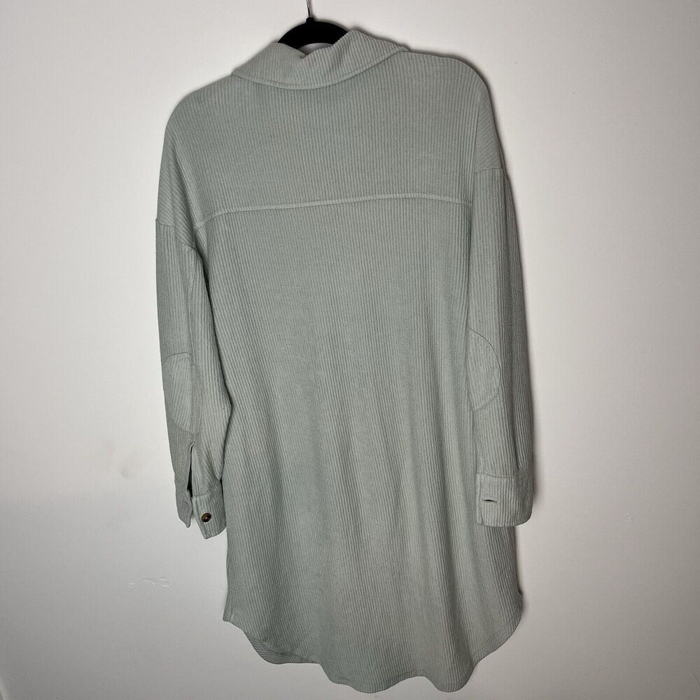 Anthropologie Pilcro shirt dress corduroy blue XS Oversized - Picture 2 of 9